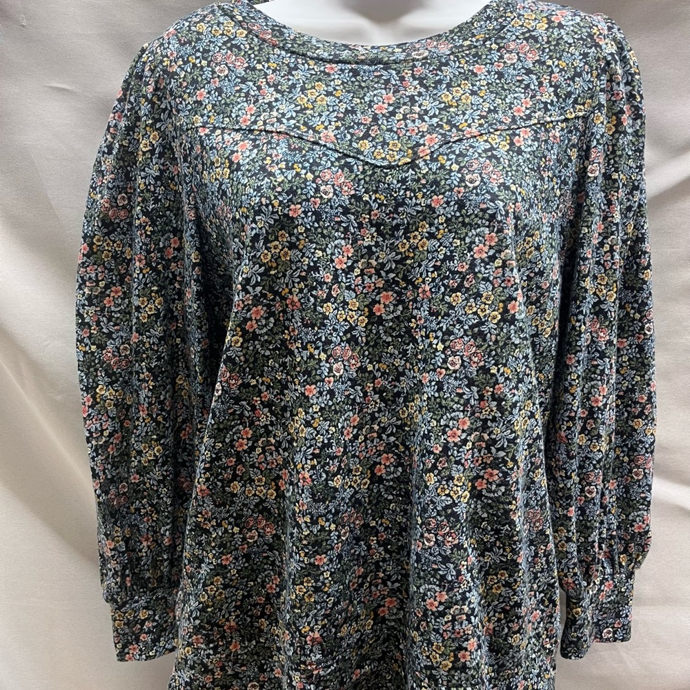 LOFT Multicolor Floral Blouse